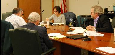 Rep Guttenberg (far right) chairing the AAPC listening session on research and science