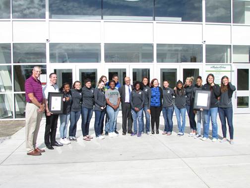 Senator Gardner and I presented the UAA Women?s Basketball team with a state citation commemorating their amazing season last year