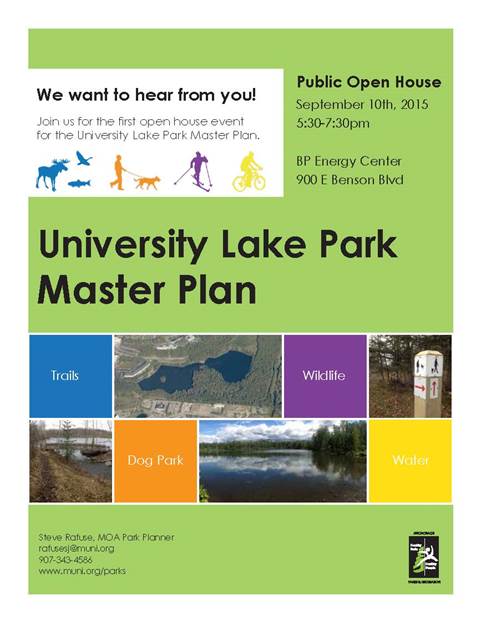 University Lake Park Master Plan