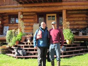 Rep. Josephson with guide Mike Wood