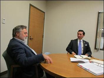 I met with Commissioner Hoffbeck to discuss Alaska’s fiscal future