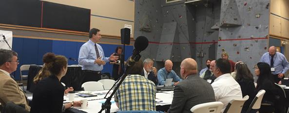 Robert Venables addressing the AMHS Executive Committee at Southeast Conference.