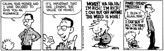 Calvin & Hobbes comic strip