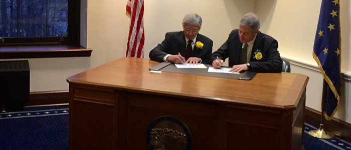 Lt. Governor Byron Mallott  and Rep. Claman 1-20-2015