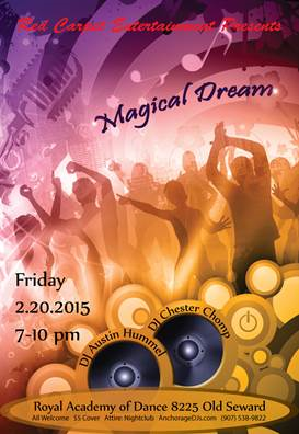 Join the Red Carpet Entertainment dance company for a community dance on February 20th