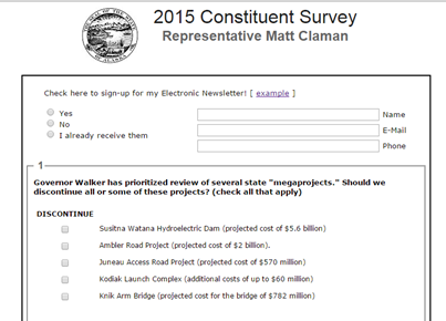 Please take some time to fill out my online survey that you can access by clicking here. 
