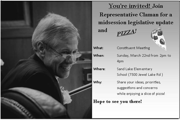 Constituent Pizza Party