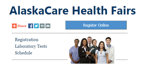 Mark your calendar for the 2015 Health Fair in Anchorage November 7th-8th from 8am to 12pm at Alaska Regional Hospital.