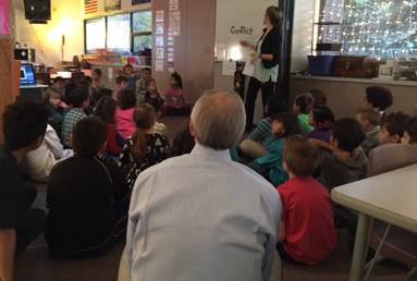 Second graders at Lake Hood Elementary join in the morning circle to learn about, “Conflict.”