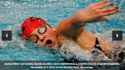 The high school state swimming and diving championships are this weekend at Bartlett Pool, good luck to Dimond and West High School!