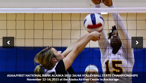 The women’s volleyball state tournament is November 12-14th at the Alaska Airlines Center, good luck to our local high schools! 