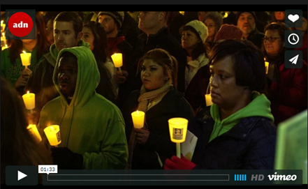 Watch the video of the candlelight vigil for homeless youths in Anchorage by clicking here.