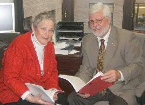 Rep.Doll goes over University priorities with UAS Chancellor John Pugh 