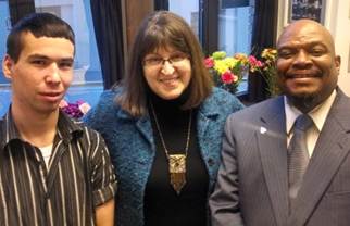 James LeBlanc-Tweedy and Rene Rouzan from AK Youth Policy visited to talk about their legislative priorities this session.