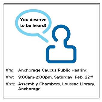 Anchorage Caucus Public Hearing