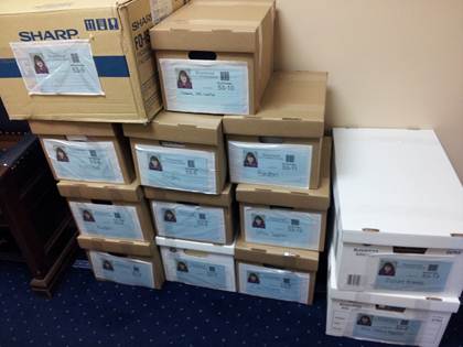 All boxed up and ready to go!