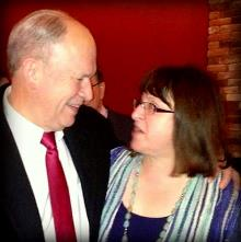 Harriet with Governor Walker 