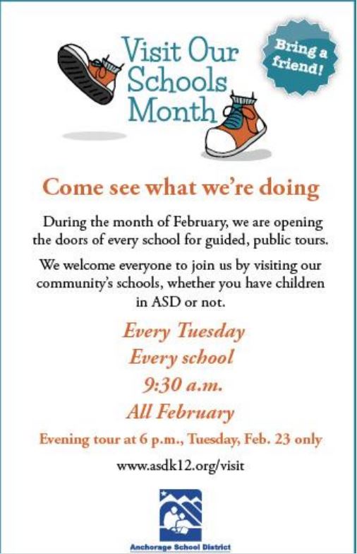 Visit Our Schools Month