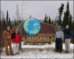 Senators at the Arctic Circle