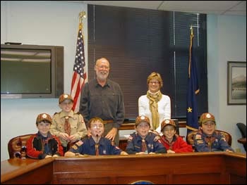 Kim, Beth and the Webelos