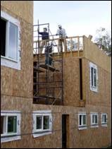 Habitat for Humanity house construction