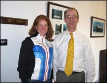 Sen. French and Rachel Steer