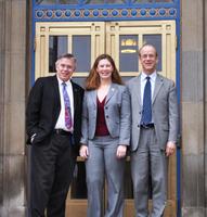 The West Anchorage delegation: Rep. Mike Doogan, Rep. Lindsey Holmes and Sen. Hollis French