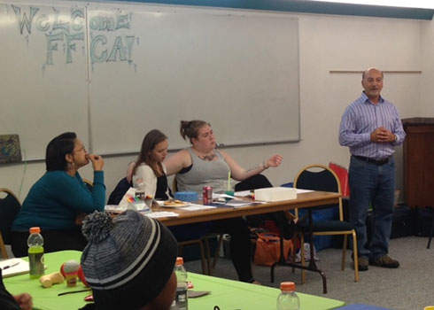 Speaking With Foster Youth earlier this month