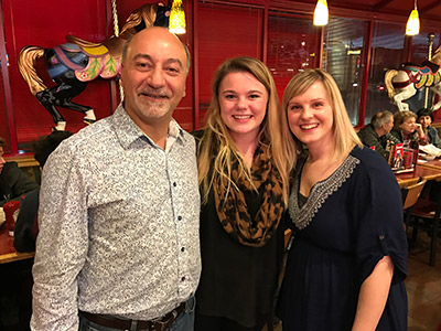 With FFCA founder Amanda Metevier-Hernandez and FFCA member and UAA student Rachel Bedsworth