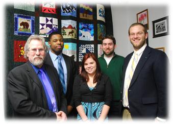Rep Guttenberg with students from the University of Alaska