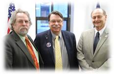 Rep Guttenberg, UAF Chancellor Rogers and Senator Thomas