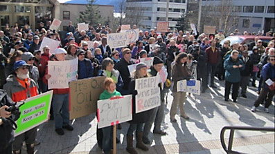 Juneau Stop the Giveaway Rally