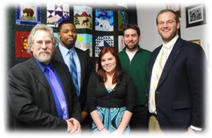 Rep. Guttenberg with UAF students during the UA Legislative Fly-In