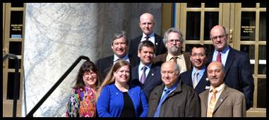 House Minority Caucus on the Capitol Steps
