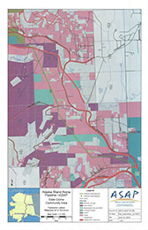 Draft route through Goldstream, click on image to enlarge.