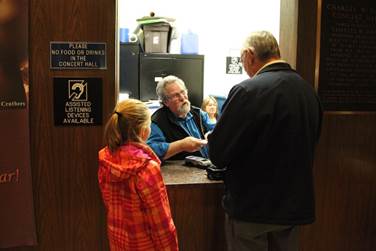 Rep. Guttenberg selling tickets for the annual Far North Fiddle Fest