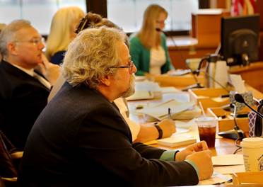 Rep. Guttenberg participating in house finance, special session.