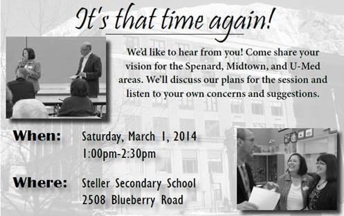 Mark your calendars for a constituent Town Hall March 1st at Steller Secondary School!