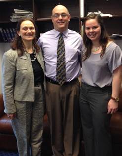 We said ?bonjour? to Tam Agosti-Gisler: Anchorage School Board Vice-President, College Village neighbor, and my aide?s middle school French teacher