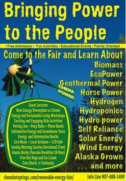Renewable Energy Fair flyer