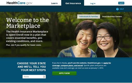 Alaska?s online health insurance market opened this morning, access the marketplace here