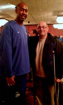 As a big fan of the Great Alaska Shootout, I was lucky enough to attend the tip-off luncheon where I met Tulsa head coach and NCAA Division I basketball star, Danny Manning, what an honor!
