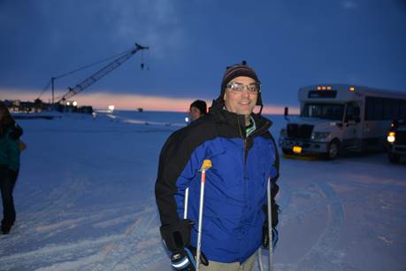 Earlier this winter (right after I had ankle surgery) I visited Point Thomson, a critical natural gas reserve