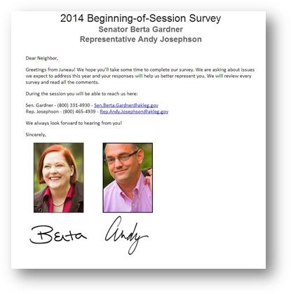 Don?t forget to complete our community survey about important issues facing our state! Click here to access the survey.