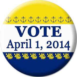 April 1st is Anchorage Municipal Election Day, don?t forget to vote! 