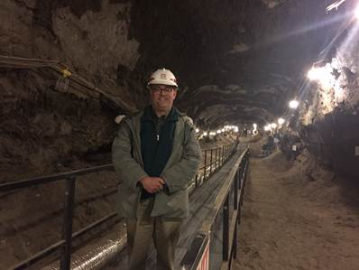 Rep. Josephson in the permafrost tunnel