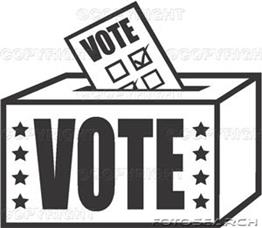 Voting box and ballot