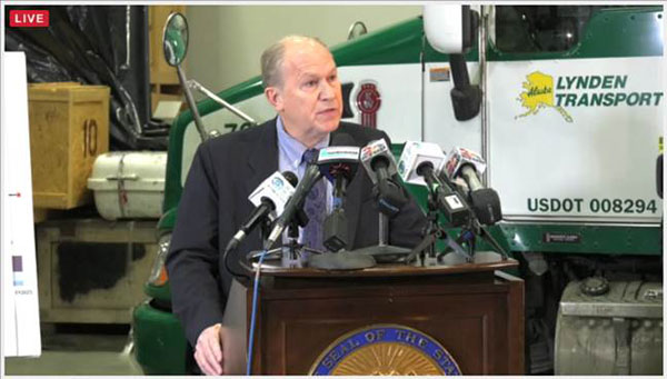 Governor Walker presents NSAP to the media and public.