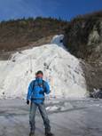 Mendenhall Glacier waterfall