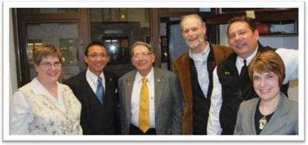 Scott with Constituents